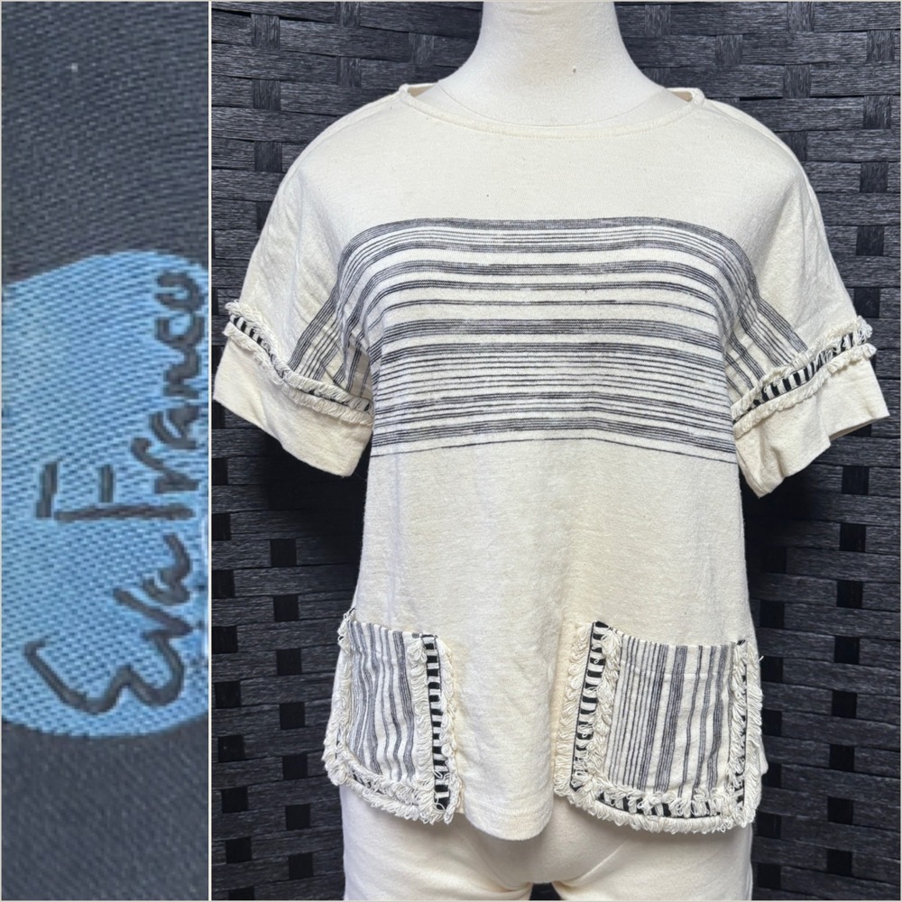 Anthropologie Eva Franco‎ Sz SP Nantucket Striped Top